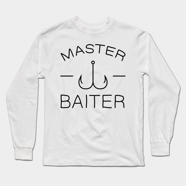 Master Baiter - Fishing Long Sleeve T-Shirt by GAz